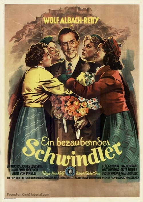 Ein bezaubernder Schwindler - German Movie Poster