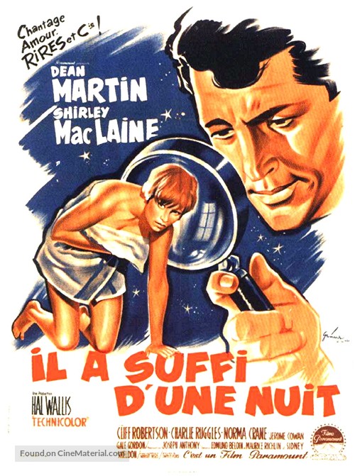 All in a Night&#039;s Work - French Movie Poster