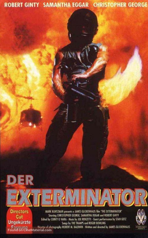 The Exterminator - German VHS movie cover