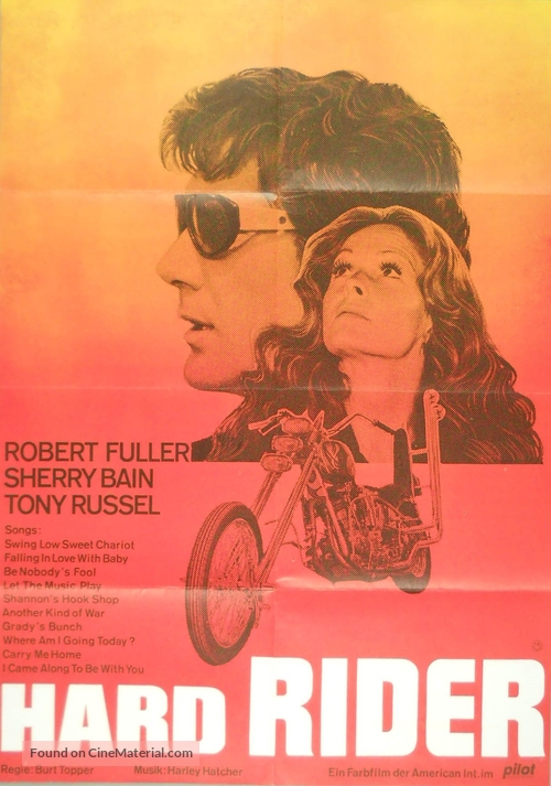 The Hard Ride - German Movie Poster