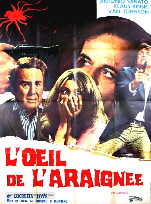 L&#039;occhio del ragno - French Movie Poster