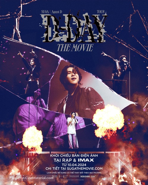 SUGA | Agust D TOUR &#039;D-DAY&#039; THE MOVIE - Vietnamese Movie Poster