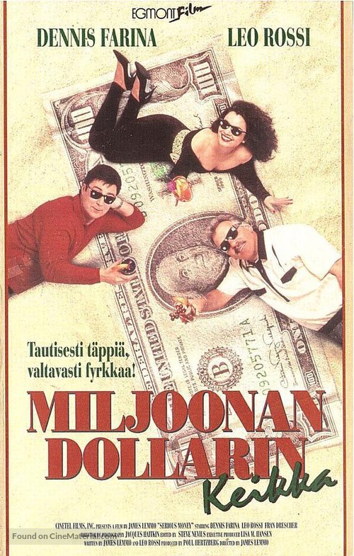 We&#039;re Talkin&#039; Serious Money - Finnish VHS movie cover