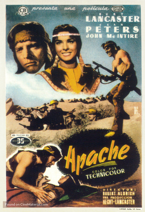 Apache - Spanish Movie Poster