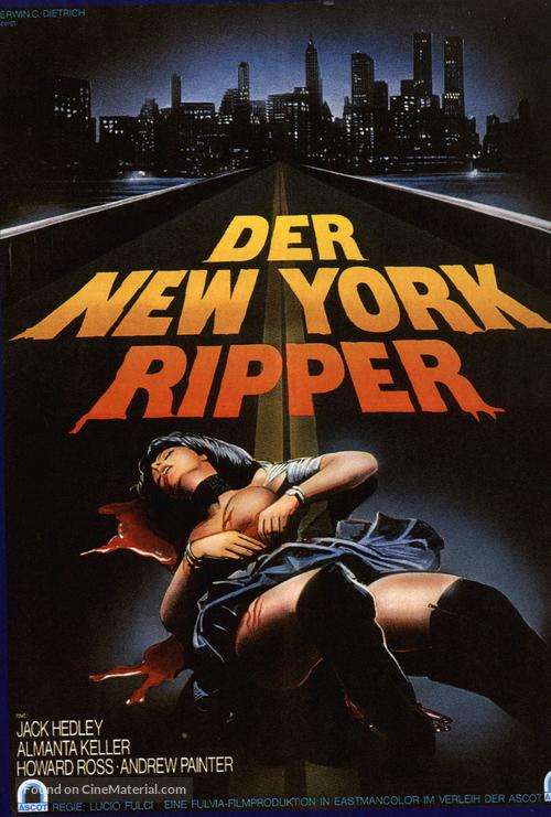 Lo squartatore di New York - German Movie Poster