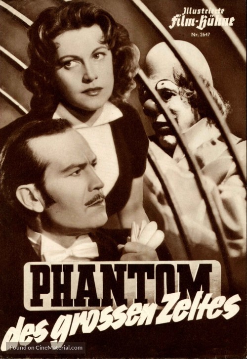Phantom des gro&szlig;en Zeltes, Das - German poster