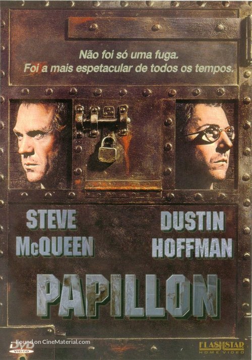 Papillon - Portuguese DVD movie cover