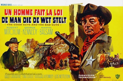 The Good Guys and the Bad Guys - Belgian Movie Poster