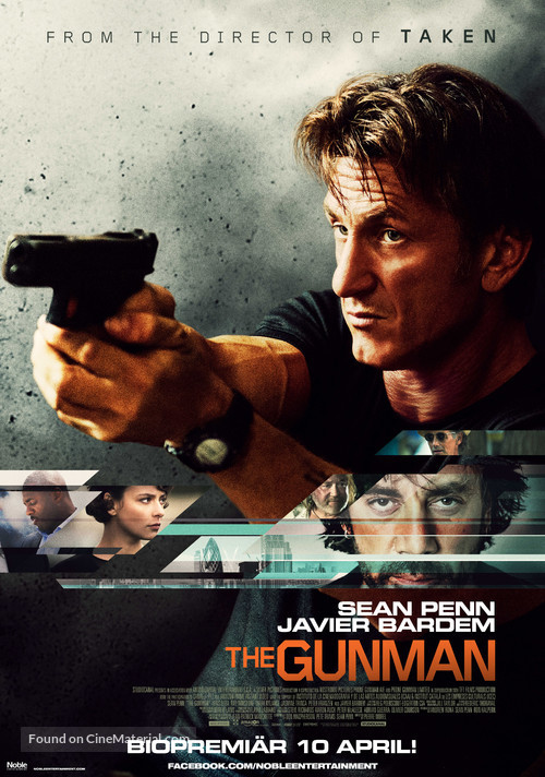 The Gunman - Swedish Movie Poster