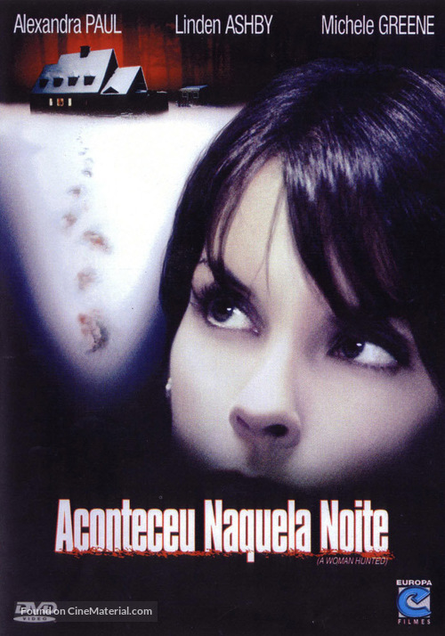 A Woman Hunted - Brazilian DVD movie cover