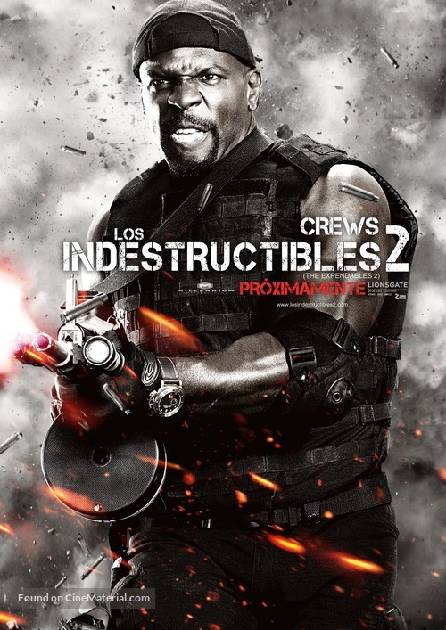 The Expendables 2 - Mexican Movie Poster