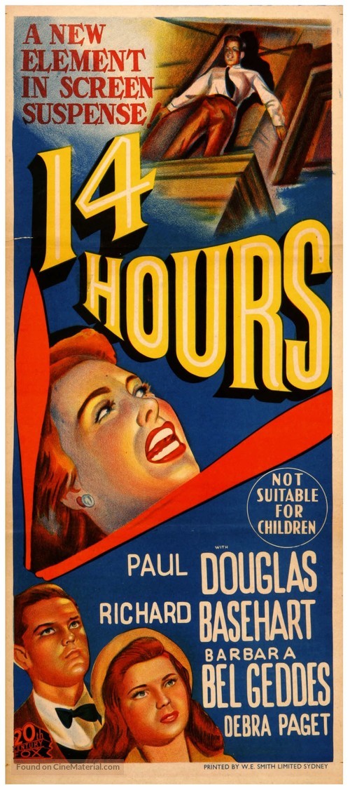Fourteen Hours - Australian Movie Poster