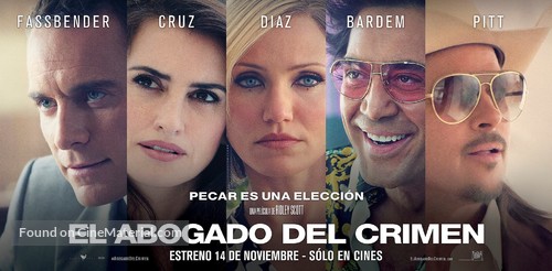 The Counselor - Argentinian Movie Poster