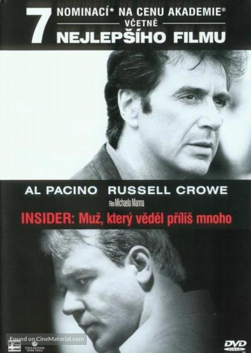 The Insider - Czech DVD movie cover
