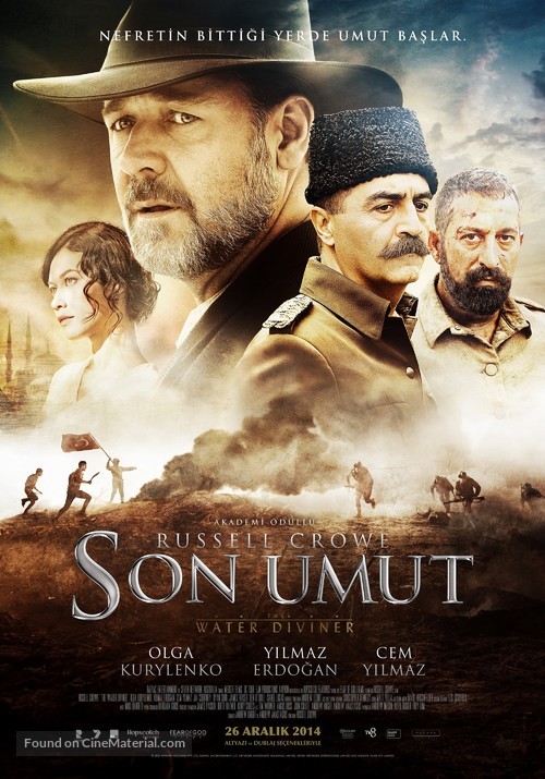 The Water Diviner - Turkish Movie Poster