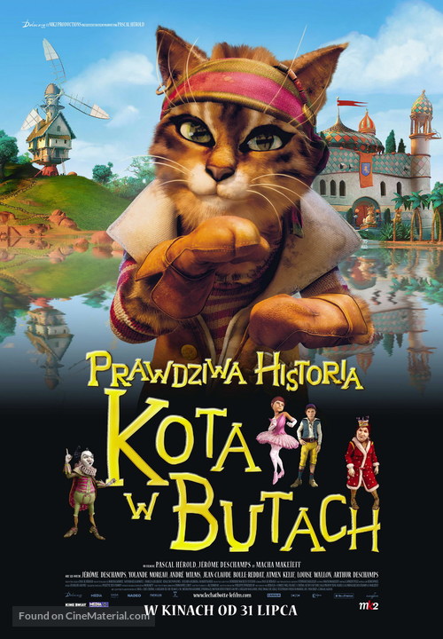 La v&eacute;ritable histoire du Chat Bott&eacute; - Polish Movie Poster