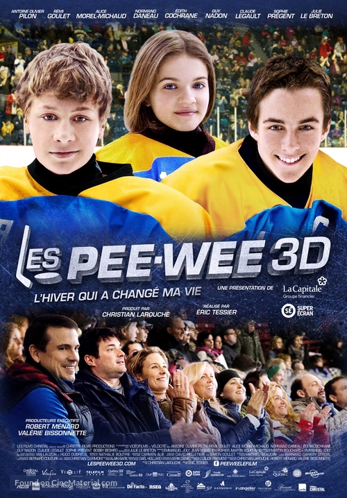 Les Pee-Wee 3D - Canadian Movie Poster