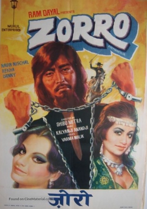 Zorro - Indian Movie Poster