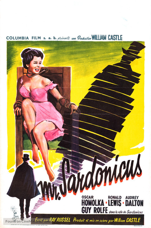 Mr. Sardonicus - Belgian Movie Poster