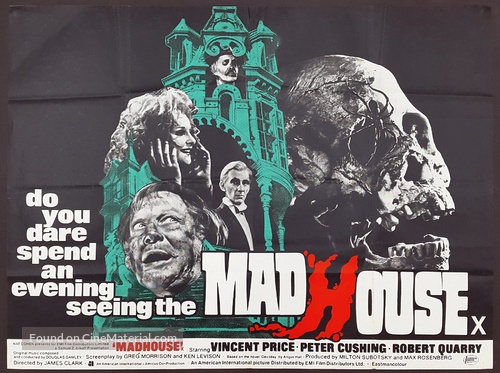Madhouse - British Movie Poster