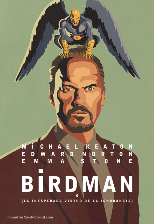Birdman or (The Unexpected Virtue of Ignorance) - Argentinian DVD movie cover