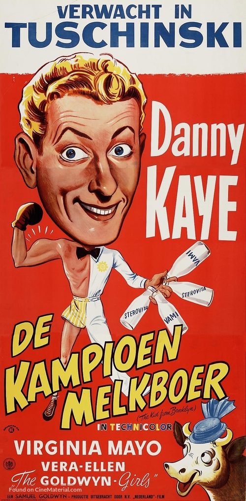 The Kid from Brooklyn - Dutch Movie Poster