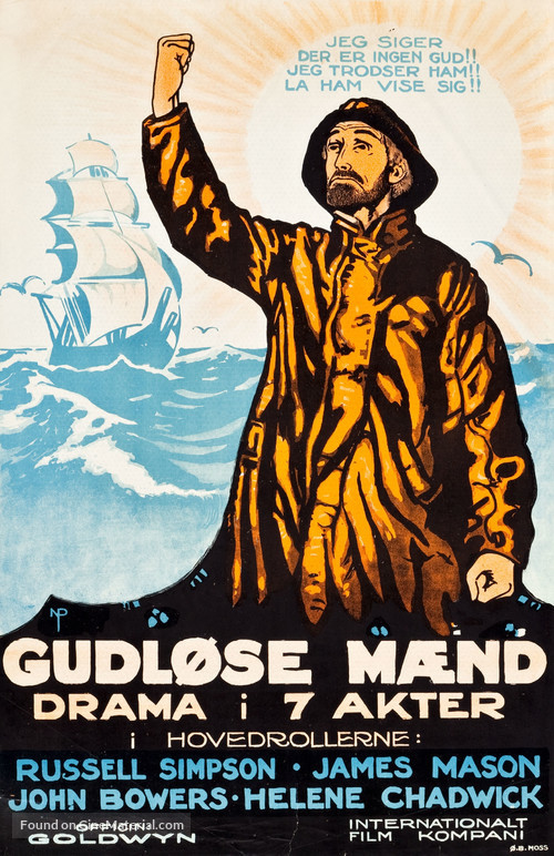 Godless Men - Norwegian Movie Poster