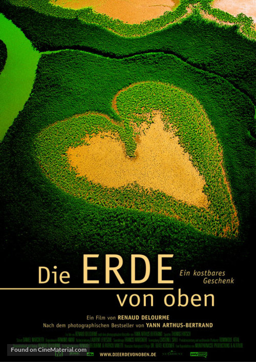 La Terre vue du ciel - German Movie Poster