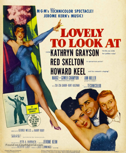 Lovely to Look at - Theatrical movie poster