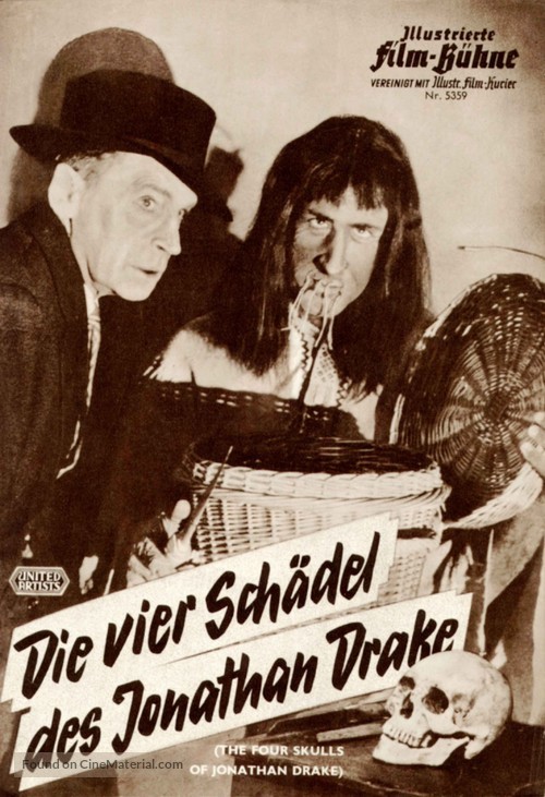 The Four Skulls of Jonathan Drake - German poster
