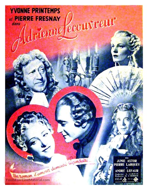 Adrienne Lecouvreur - French Movie Poster