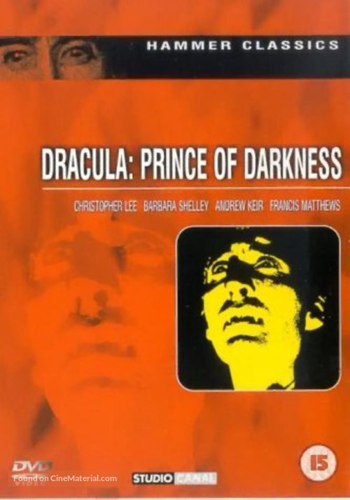 Dracula: Prince of Darkness - British DVD movie cover