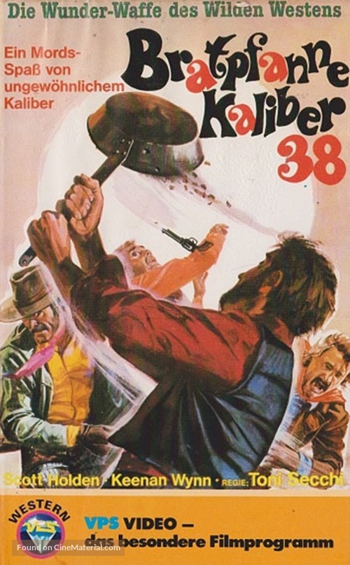 ...E alla fine lo chiamarono Jerusalem l&#039;implacabile (Padella calibro 38) - German VHS movie cover
