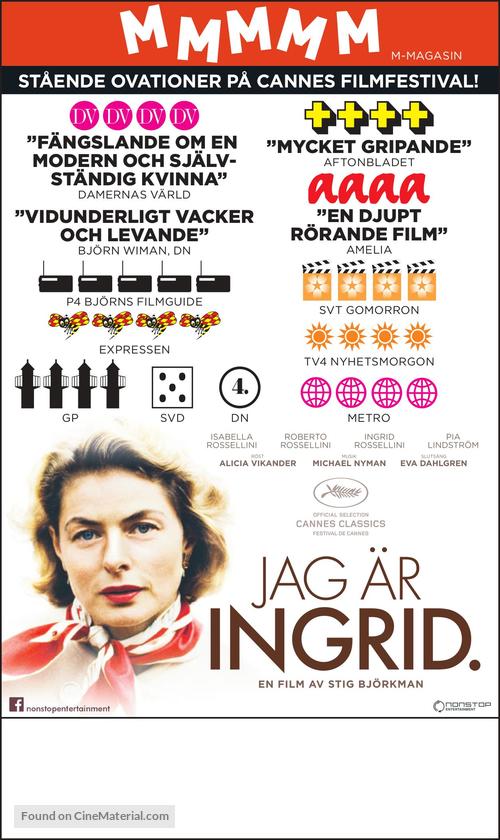 Jag &auml;r Ingrid - Swedish Movie Poster