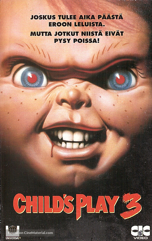 Child&#039;s Play 3 - Finnish VHS movie cover