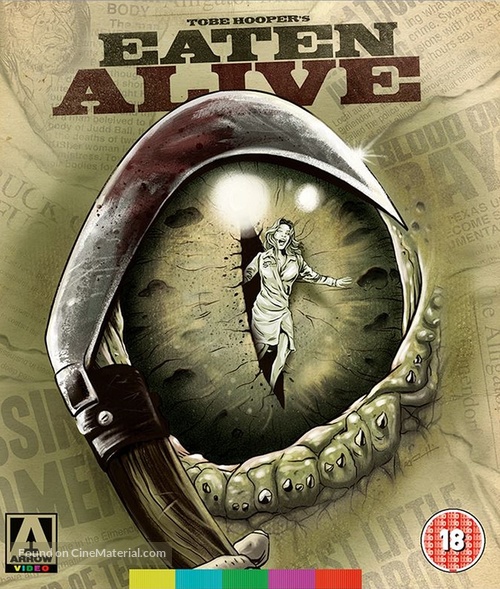 Eaten Alive - British Blu-Ray movie cover