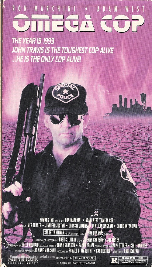 Omega Cop - VHS movie cover