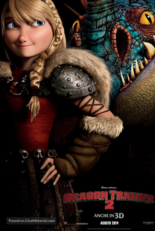 How to Train Your Dragon 2 - Italian Movie Poster