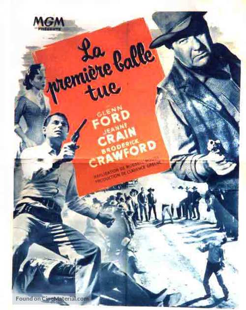 The Fastest Gun Alive - French Movie Poster