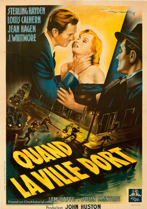 The Asphalt Jungle - French Movie Poster