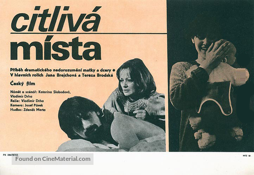 Citliv&aacute; m&iacute;sta - Czech Movie Poster