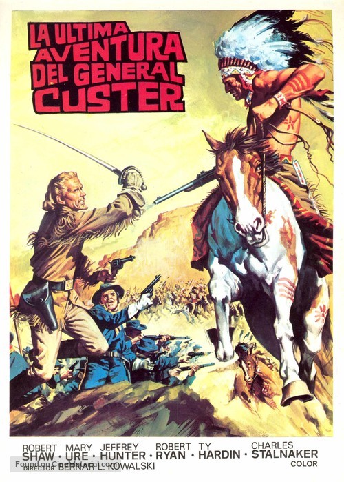 Custer of the West - Spanish Movie Poster