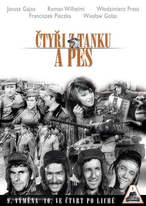 &quot;Czterej pancerni i pies&quot; - Czech DVD movie cover