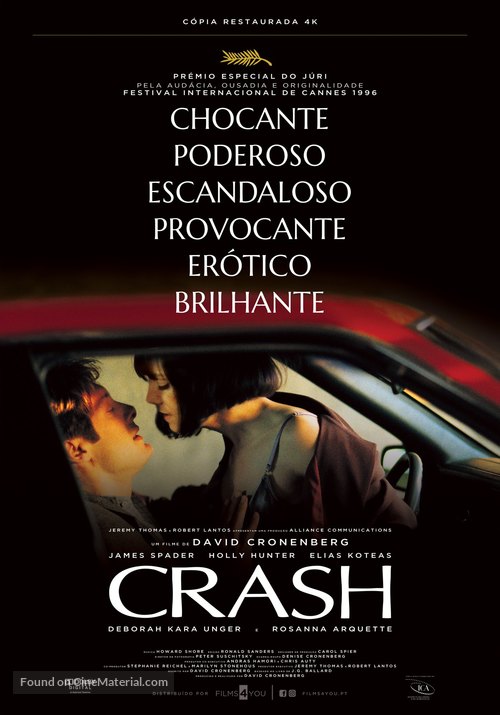Crash - Portuguese Movie Poster