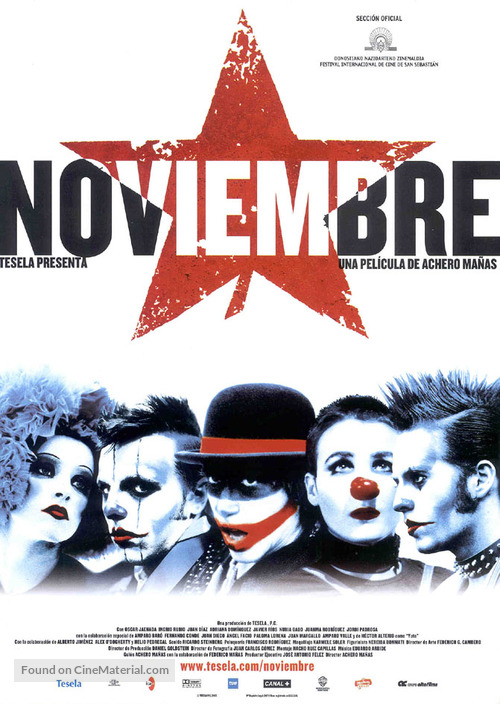 Noviembre - Spanish Movie Poster