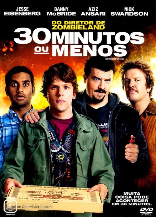 30 Minutes or Less - Brazilian DVD movie cover