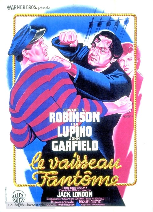 The Sea Wolf - French Movie Poster
