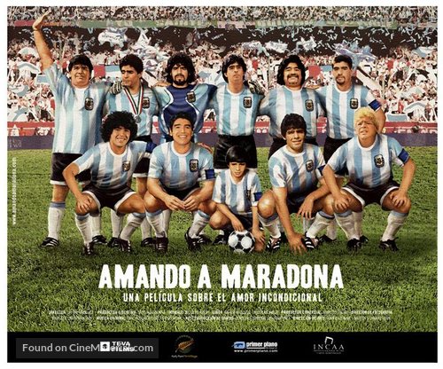 Amando a Maradona - Argentinian poster