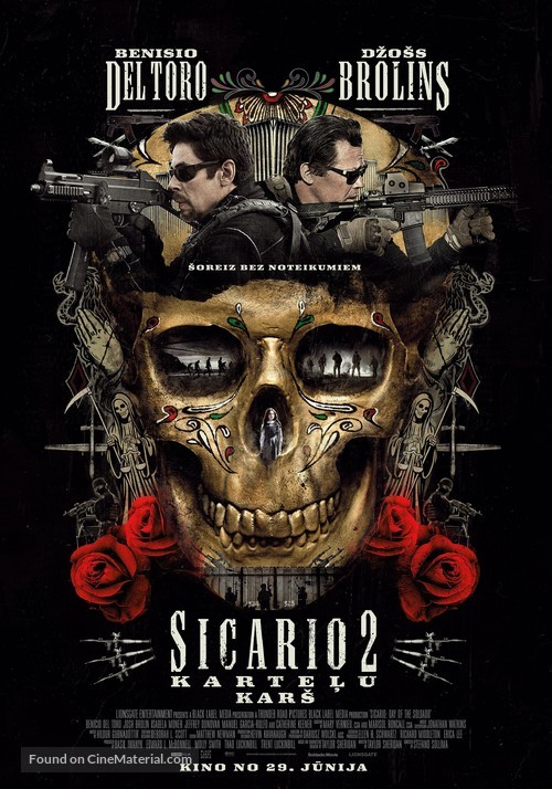 Sicario: Day of the Soldado - Latvian Movie Poster