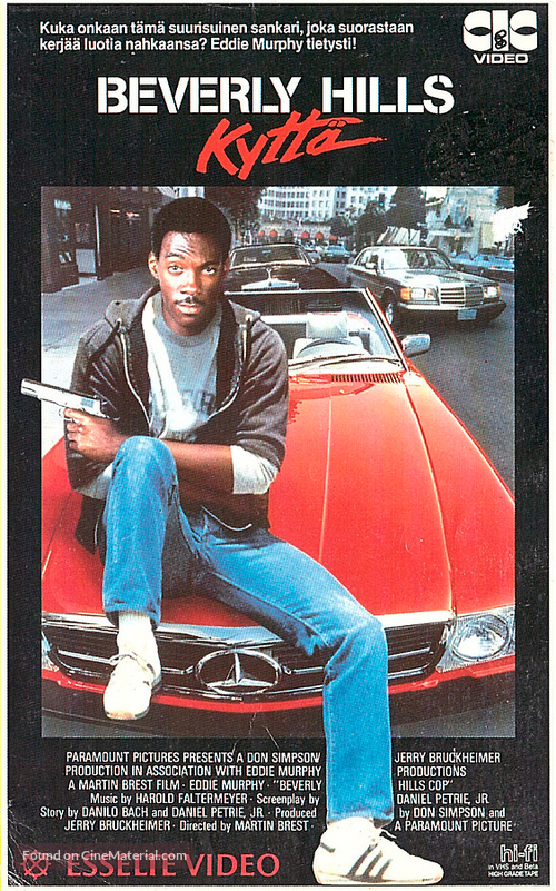Beverly Hills Cop - Finnish VHS movie cover